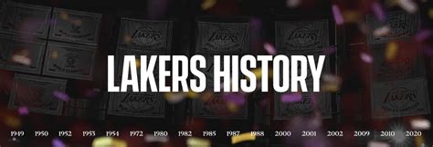 lakers history timeline